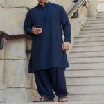Al-Rijaal Embroidered Kurta Shalwar Suit for Men - Image 2