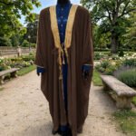 Al-Rijaal Brown Royal Bisht | Gold Trim Arabic Cloak for Men - Image 3