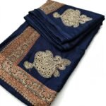 Omani Masar Pakistan Made Head scarf- Navy Blue - Image 3