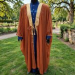 Rust Royal Bisht for Men with Gold Detailing - Image 2